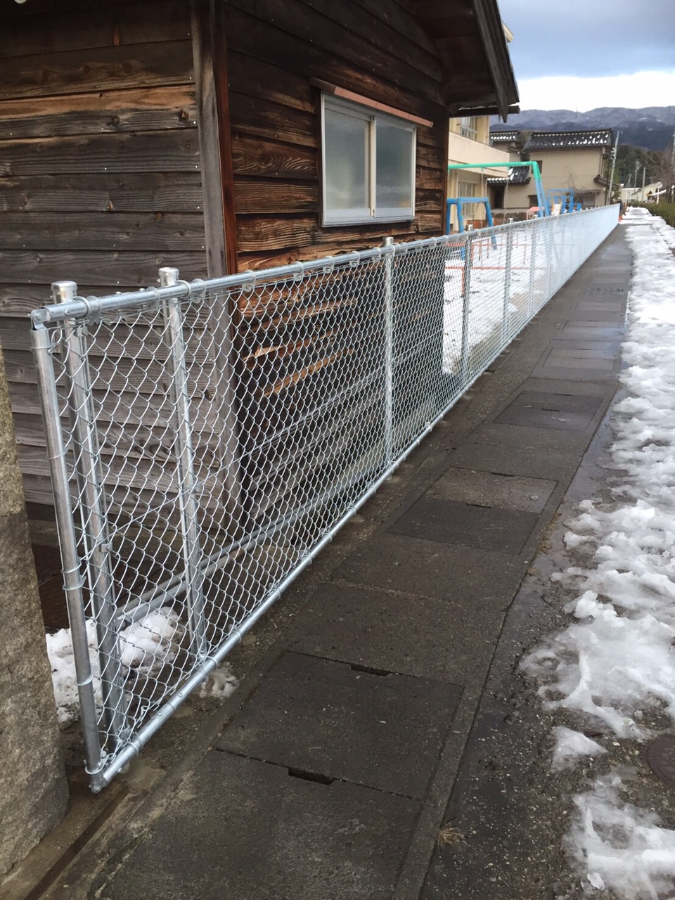 外構フェンス設置